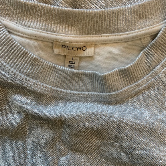 NWOT Anthropologie Pilcro Shiny Knit Muscle Top - Picture 15 of 16